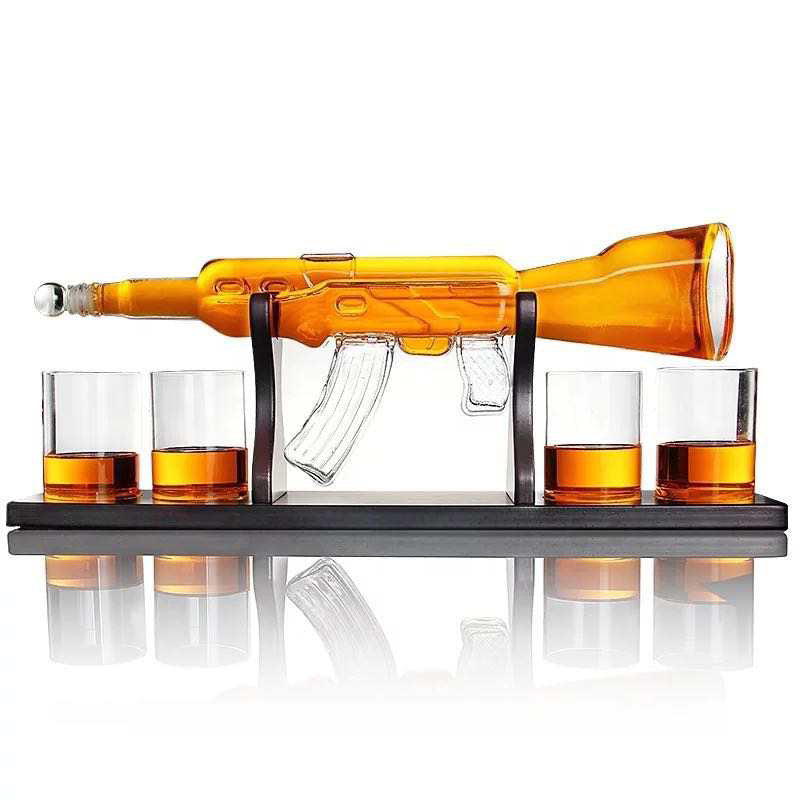 Gun Shape Decanter Gift Set