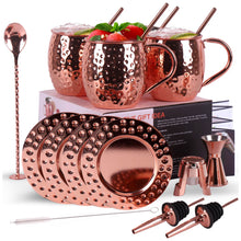 Load image into Gallery viewer, Rose Gold Stainless Steel Moscow Mule Gift Set
