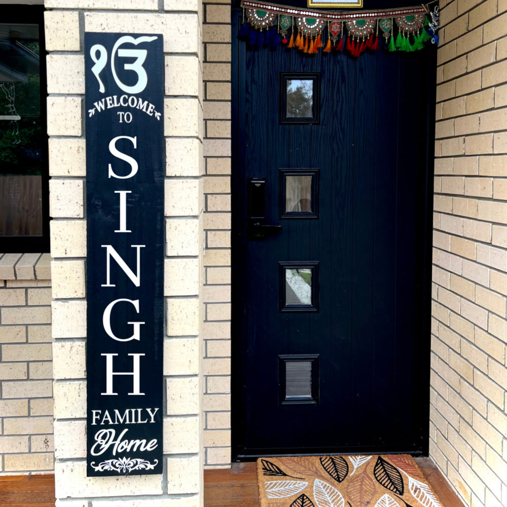 SINGH ENTRY DOOR SIGN