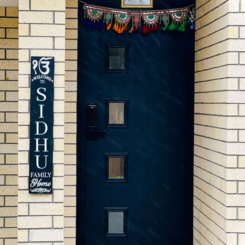 SIDHU ENTRY DOOR SIGN