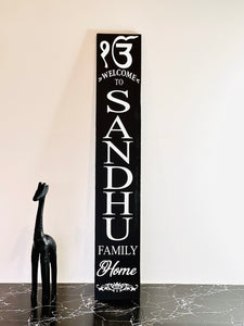 SANDHU ENTRY DOOR SIGN